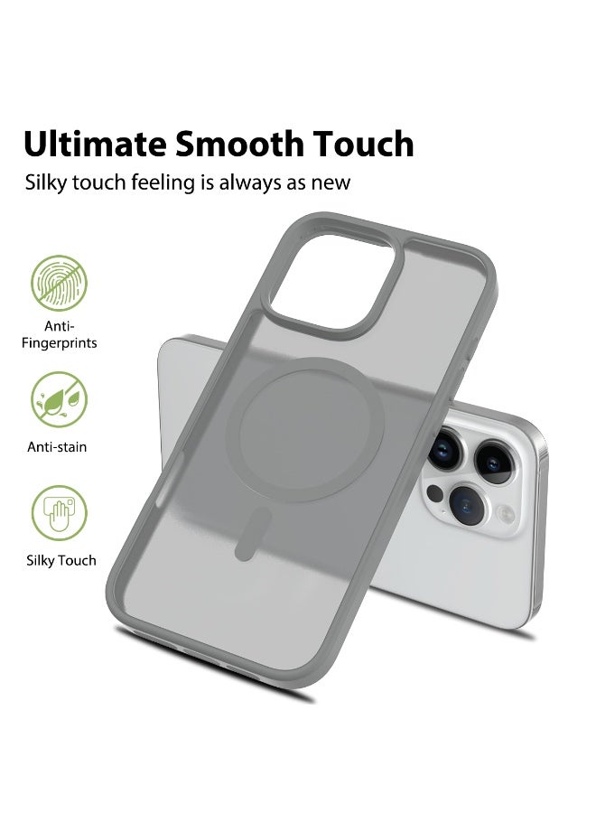 iPhone 16 Pro Max Skin Feeling Case With MagSafe - Dark Grey - Image 2